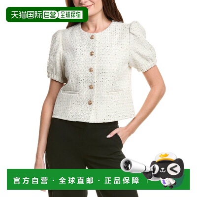 自营Nanette Nanette Lepore羊毛开衫-白色 美国奥莱直发