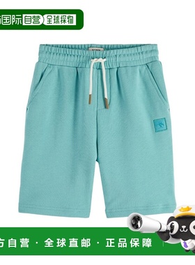 自营Scotch & Soda Logo Badge Sweatshort - blue 美国奥莱直发