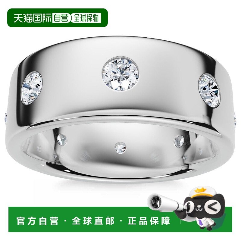 自营 pompeii3Men's 1.25Ct Diamond Ring Polished Wedding Band