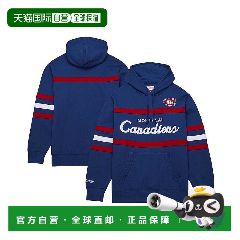 【美国直邮】Mitchell Ness 男士海军蓝蒙特利尔加拿大人队主教练