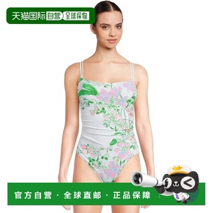 自营Women's Lilly Pulitzer Napili Swimsuits White Floral Ruc