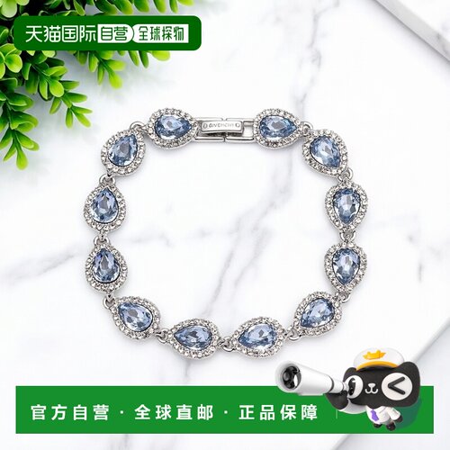1h可退 【美国直邮】Givenchy|银色水晶弹性手链纪梵希情人礼物