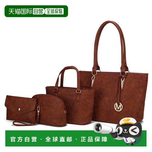 美国直邮自营mia k collectionEdelyn 压纹 M Signature 4 件托
