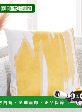 自营 Safavieh Julienne 枕头 - 黄色 美国奥莱直发