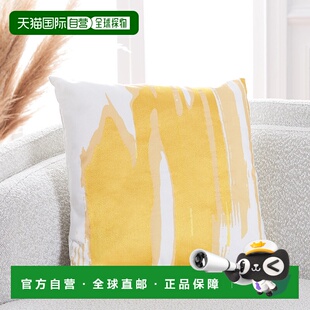 自营 Safavieh Julienne 枕头 - 黄色 美国奥莱直发