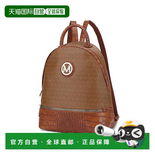 自营mia k collectionDenice Signature Backpack Vegan Leather