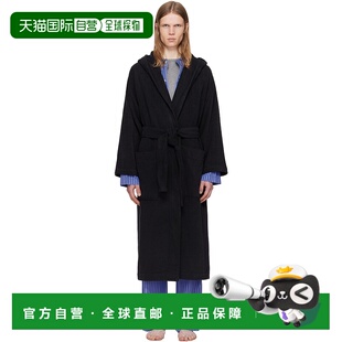 1h可退 香港直邮潮奢 Tekla 男士 黑色 Terry Hooded 浴袍 HBTH5