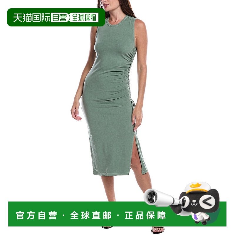 自营 Nation LTD Iris Midi Dress - green 美国奥莱直发连衣裙