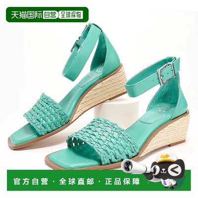 自营Vince Camuto Bretandi Sandals Women's Green Espadrille W