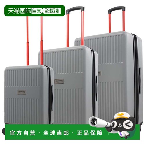 自营True Religion ABS 3件式可扩展硬面旋转器行李箱套装-22 “2