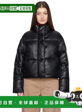 1h可退 香港直邮潮奢 Canada Goose 加拿大鹅 女士 黑色 Cypress