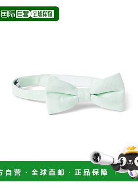 自营 Janie and Jack亚麻混纺蝴蝶结-绿色 美国奥莱直发