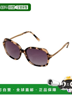 自营Michael Kors女式57毫米粉色太阳镜-粉色乌龟 美国奥莱直发