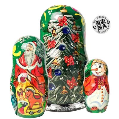 g. debrekhtDesignocracy Family Tree 大 3 件套俄罗斯套娃套娃