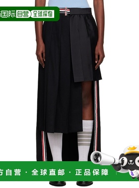 1h可退 香港直邮潮奢 Thom Browne 汤姆 布朗 女士 黑色 Wrap Ple