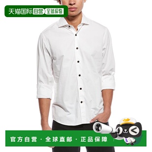 自营Robert Talbott Cooper Brushed Shirt - white 美国奥莱直发