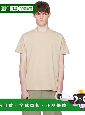 1h可退 香港直邮潮奢 A.P.C. 男士 驼色 Standard Brode T 恤 COH