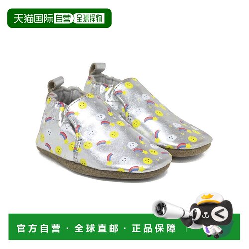 自营Robeez Sun Rain Cloud 绒面革软底 - 银色 美国奥莱直发