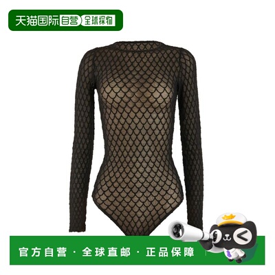 自营wolfordVelvet Net Illusion Str. Body - black/black 美国