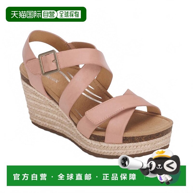 自营aetrexWomen's Anna Arch Support Wedge In Rose - rose 美