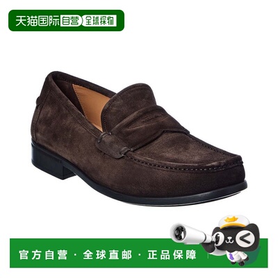 自营 salvatore ferragamo菲拉格慕兰萨罗特岛绒面乐福鞋-紫色 美