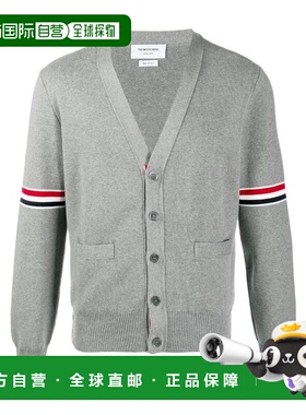 香港直邮Thom Browne 4-Bar 三色条纹开衫 MKC310AY3007