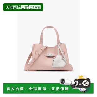 自营dknyBryar Small Satchel with Heart Dangle - pale blush