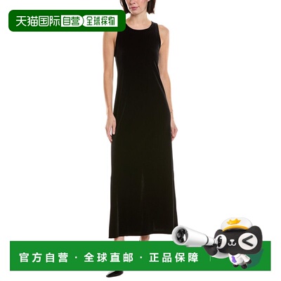 自营Vince Camuto Velvet Maxi Dress - black 美国奥莱直发