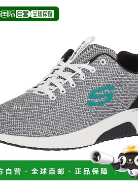 自营 Skechers Paxmen Wildespell 52519WBK270男式白色黑色休闲G