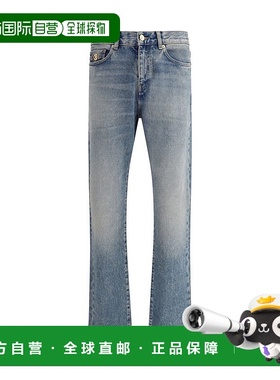 自营 Versace Medusa男式牛仔裤-蓝色 范思哲直筒裤美国直发奥莱