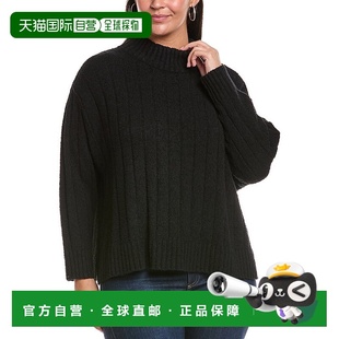 黑色 Plus高领毛衣 美国奥莱直发 FISHER 自营EILEEN