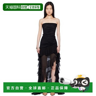 1h可退 香港直邮潮奢 Blumarine 蓝色情人 女士 黑色 Jersey Bust