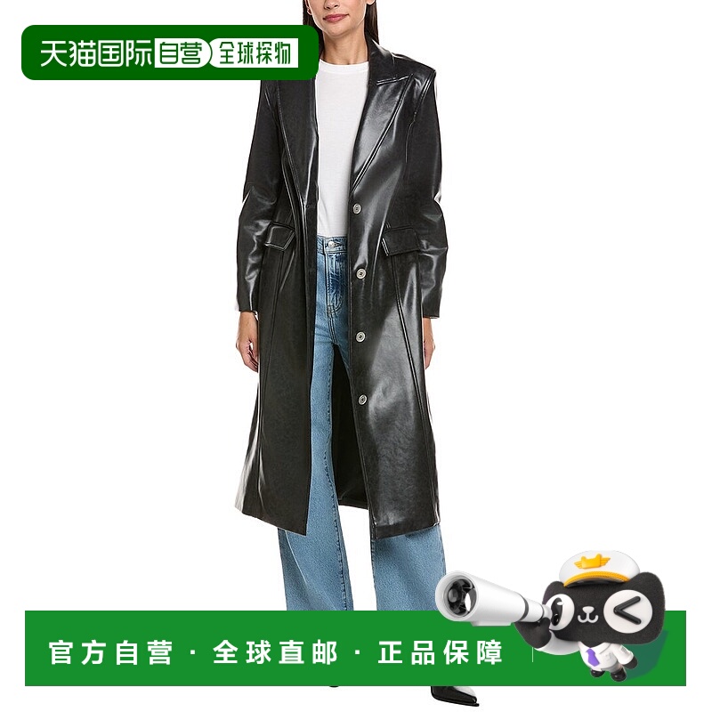 自营Apparis Lauren Overcoat - black 美国奥莱直发