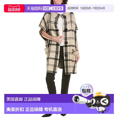 自营Joseph Ribkoff Short-Sleeve Poncho - gold 美国奥莱直发