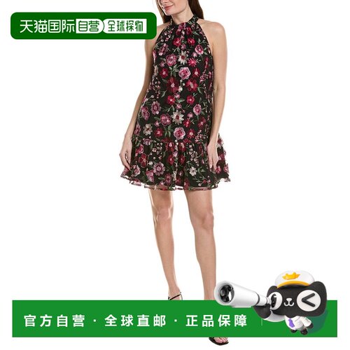 自营Adrianna Papell Sleeveless Mini Dress - pink 美国奥莱直