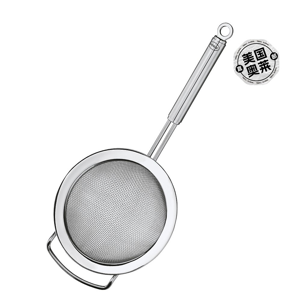 Rosle Stainless Steel Round Handle Coarse Mesh Kitchen Strai 厨房/烹饪用具 其它 原图主图