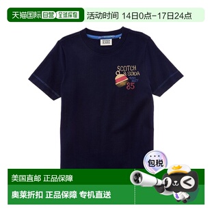 自营Scotch & Soda Regular-Fit T-Shirt - blue 美国奥莱直发