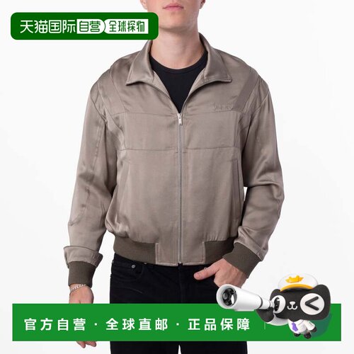 自营Saint Laurent Men's Teddy Jacket In Satin - multi 美国奥