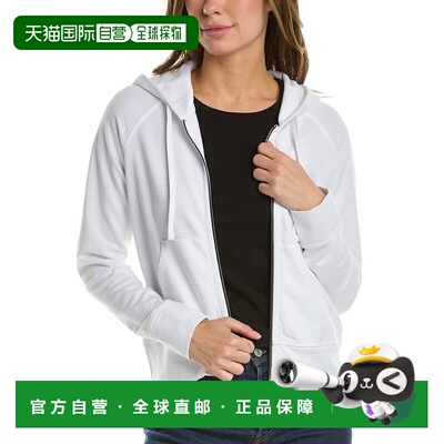自营James Perse French Terry拉链连帽衫-白色 美国奥莱