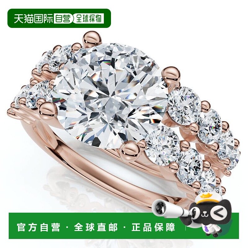 自营 pompeii3Certified 3 6/8ct Diamond Engagement Wedding Ri