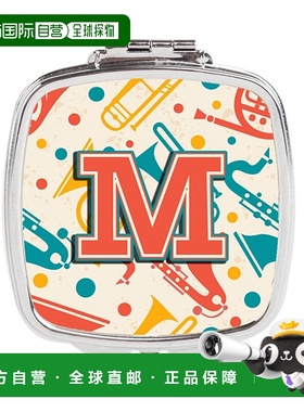 自营 Carolines Treasures CJ2001-MSCM 字母 M 复古青色橙正品