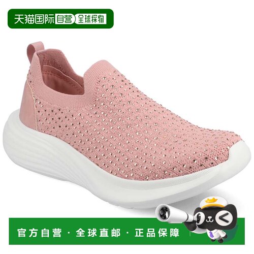 自营journee collectionJournee女式Linnea休闲运动鞋-粉色/金色