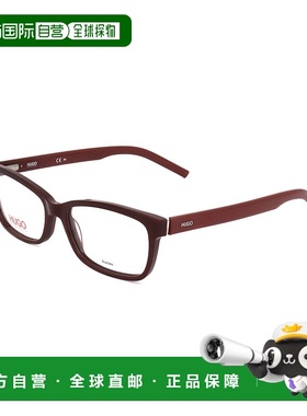 自营Hugo Boss Women's Burgundy 53mm Opticals - burgundy 美国