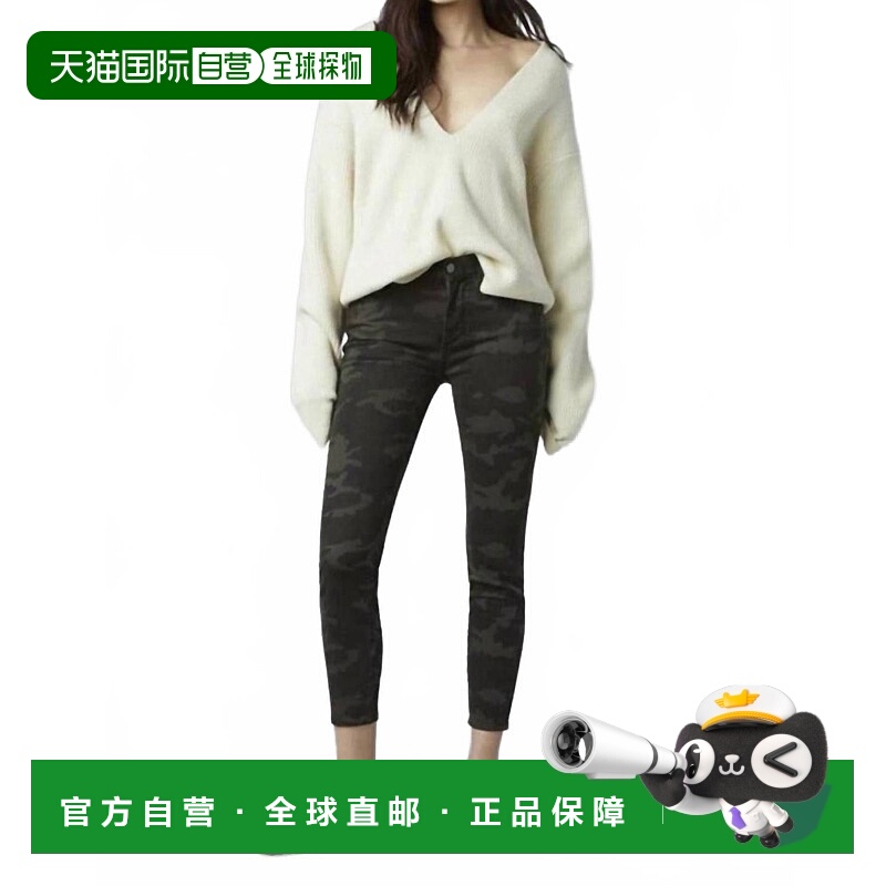 自营dl1961Florence紧身中腰牛仔裤迷彩-迷彩 美国奥莱直发