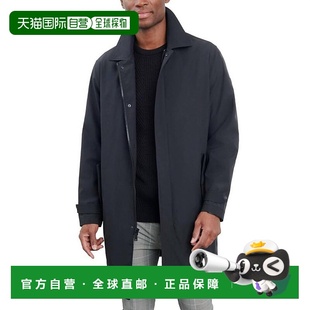 kors黑色Macintosh全拉鏈雨衣 自營michael 美國奧萊直發(fā)