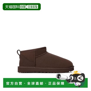美国奥莱直发 棕色 自营ugg经典 迷你烧雪松皮靴