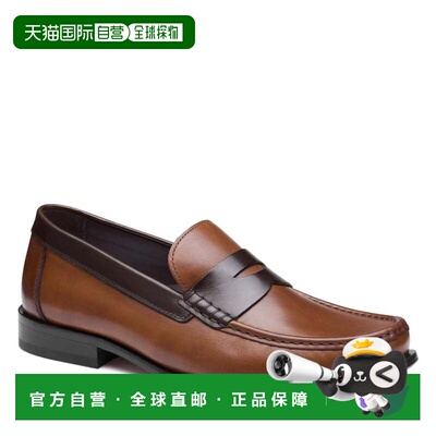 自营Johnston & Murphy Humphrey Penny Loafer-棕褐色全粒面 美