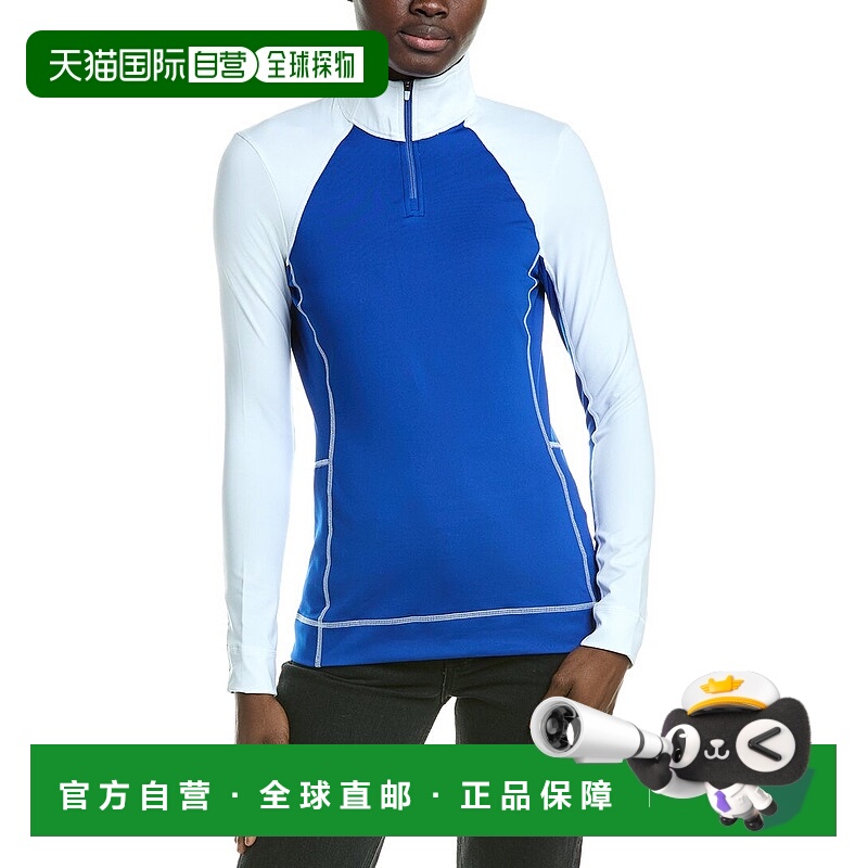 自营Spyder Savona 1/2-Zip Pullover - blue 美国奥莱直发