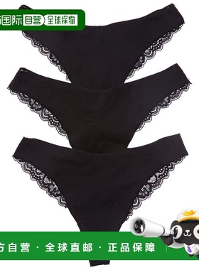 自营Journelle 3pk Estelle Thong - black 美国奥莱直发