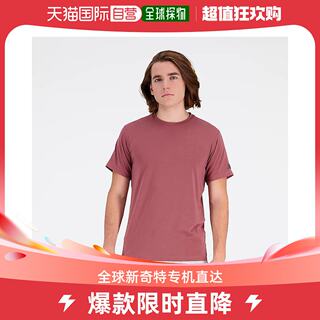 【美国直邮】new balance 男士 上装T恤短袖男款运动上衣速干衬衫